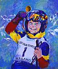 Leroy Neiman 2005 Special Olympics Nagano painting